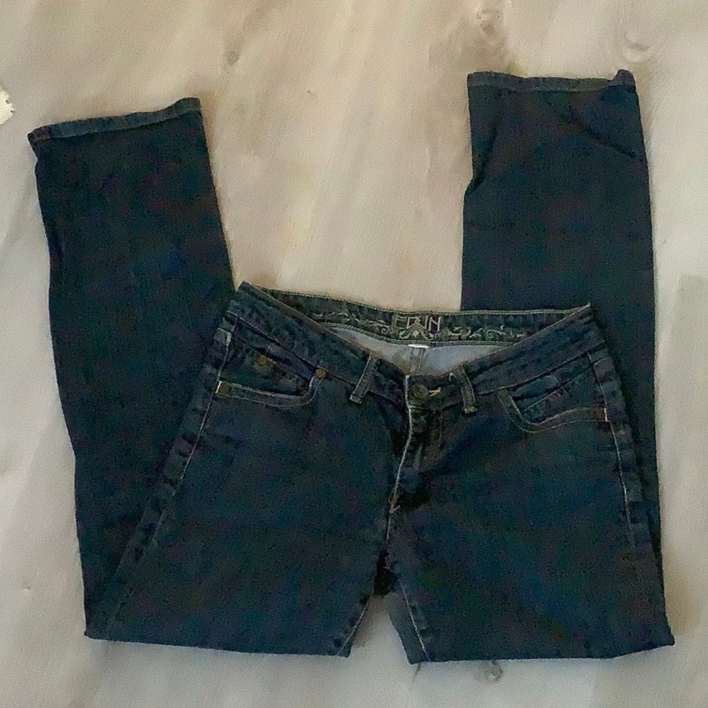 EUC EDUN Low Rise Straight Leg Jeans